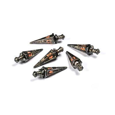 Polyhero 6d6 Warrior Swords Dice Asmodee