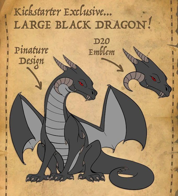 Dragon Lost Tome Monster Pin  Foam Brain Games   