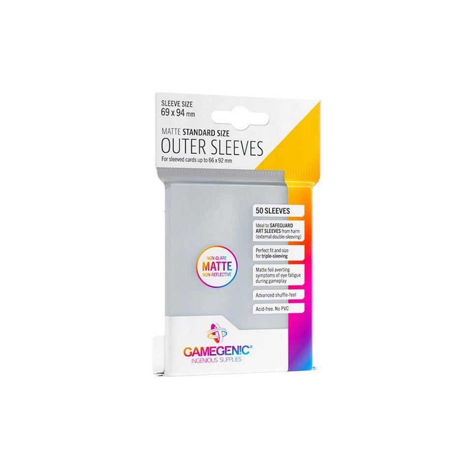 Gamegenic Outer Sleeves Matte Standard Size Supplies Gamegenic   