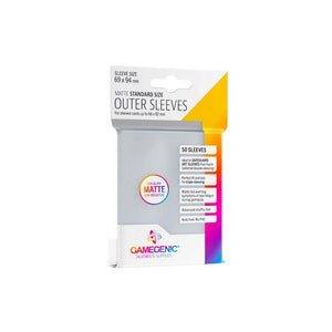 Gamegenic Outer Sleeves Matte Standard Size Supplies Asmodee   