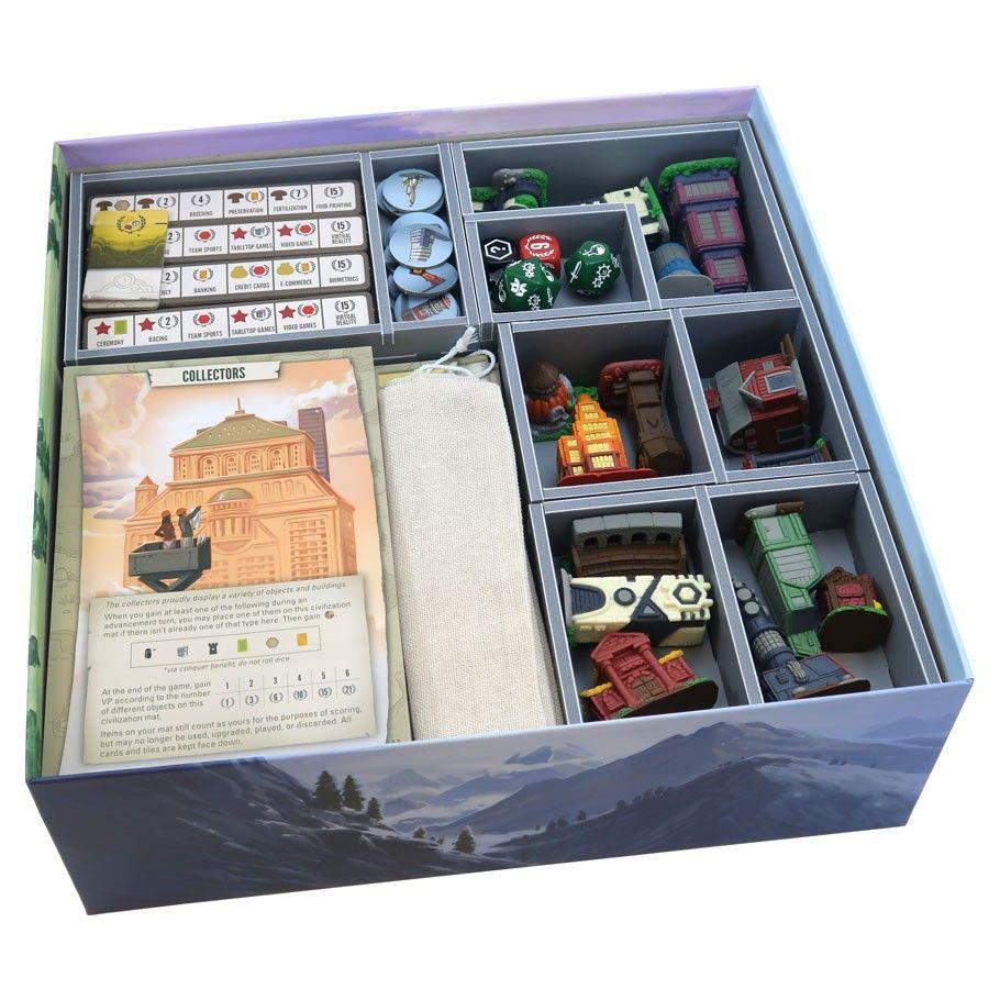 Box Insert: Tapestry & Exp Board Game Organization Folded Space   