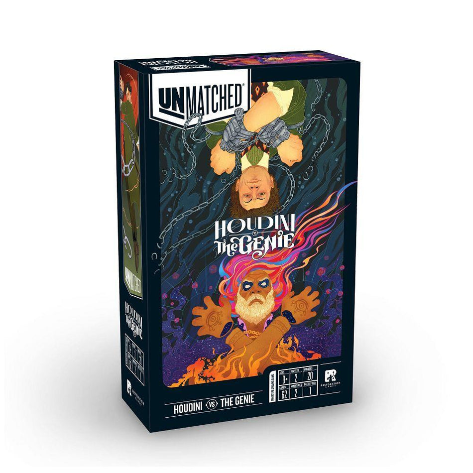 Unmatched: Houdini vs The Genie Board Games Restoration Games