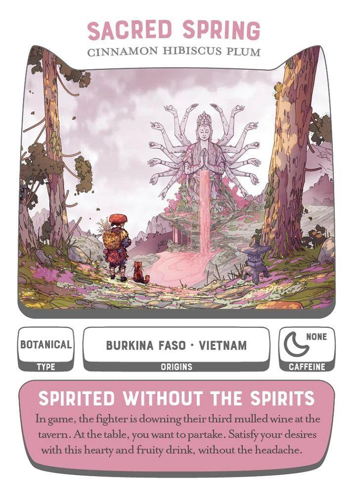 Many Worlds Tavern - Sacred Spring Tea 7oz Coffee & Tea Many Worlds Tavern   