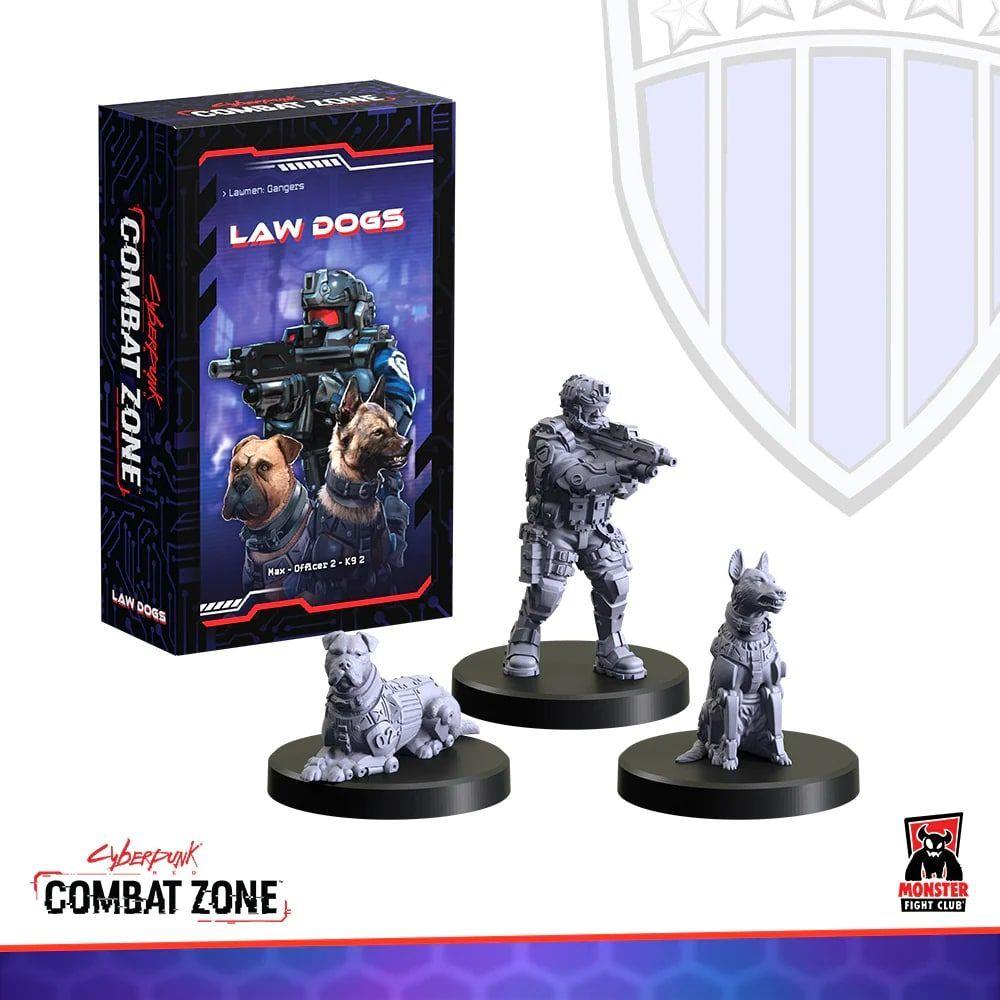 Cyberpunk RED Combat Zone: Law Dogs Miniatures Monster Fight Club   