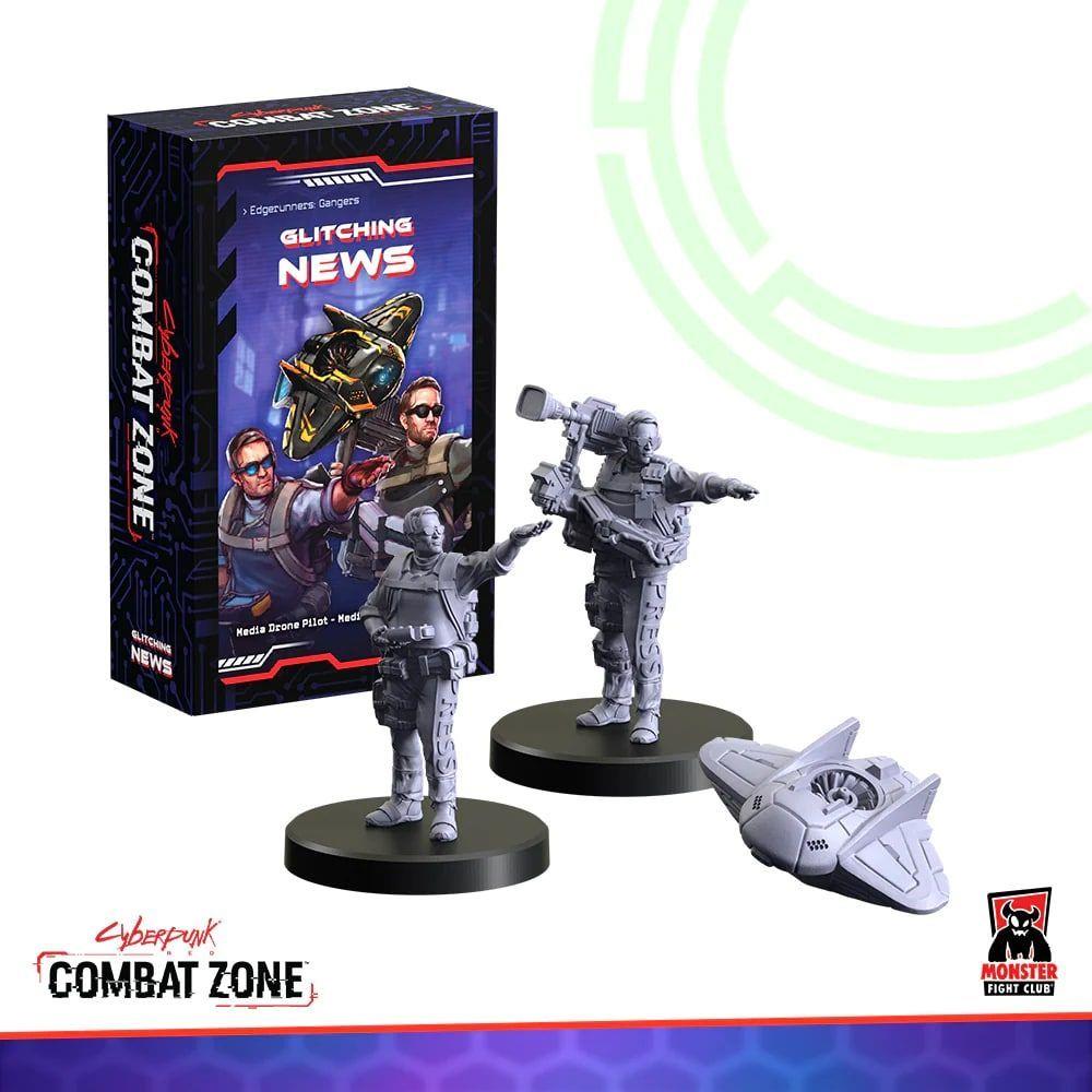 Cyberpunk RED Combat Zone: Glitching News Miniatures Monster Fight Club   
