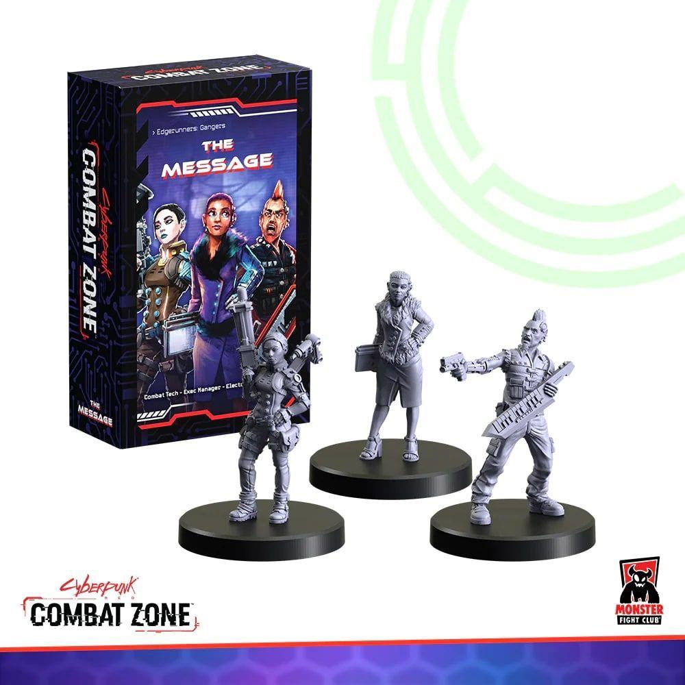 Cyberpunk RED Combat Zone: The Message Miniatures Monster Fight Club   