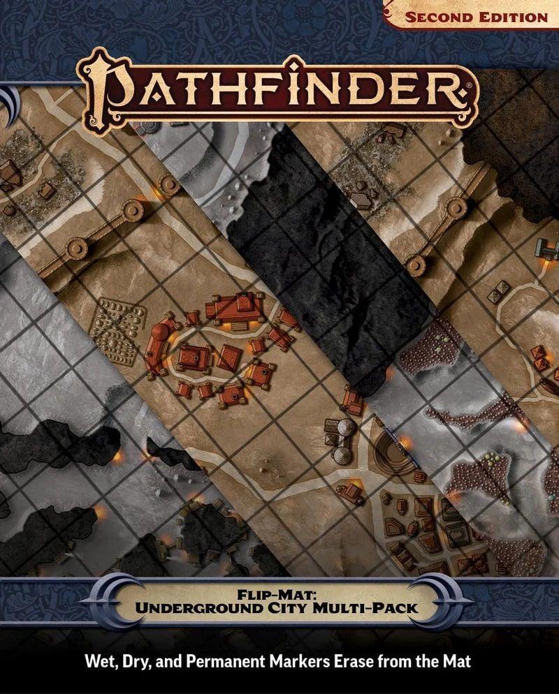 PF Flip Mat Underground City MP RPG Maps Paizo   