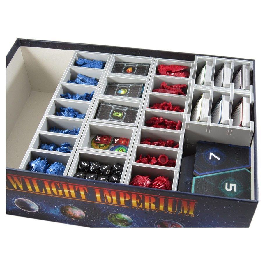 Box Insert: Twilight Imperium 4e & Expansions Board Game Organization Folded Space   