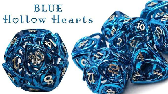 Blue Hollow Hearts 7-Set  Foam Brain Games   