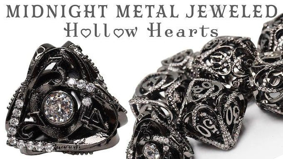 Midnight Metal Hollow Hearts 7Set  Foam Brain Games   