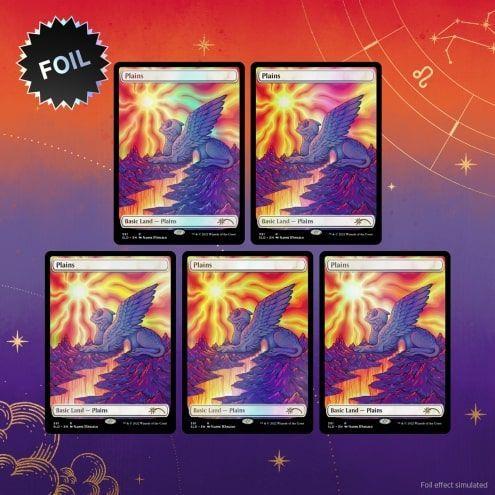 MTG SL Foil Leo Plains Trading Card Games Wizards of the Coast