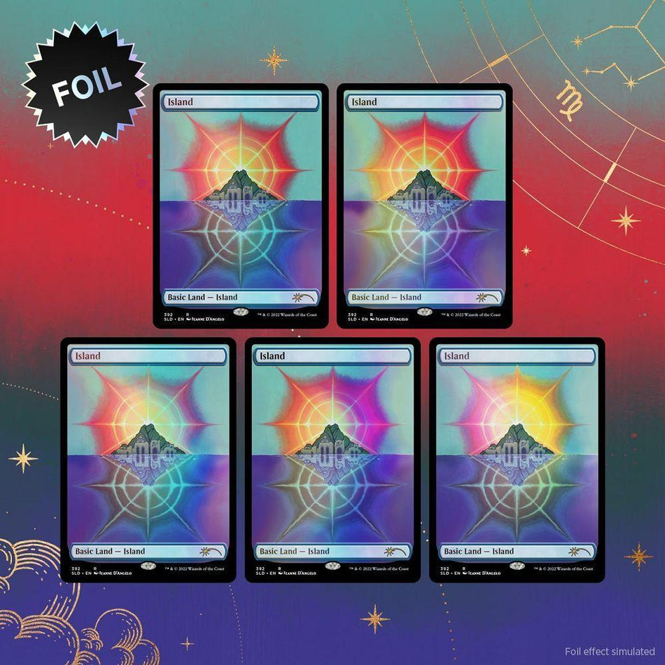 MTG SL Foil Virgo Island Trading Card Games Wizards of the Coast