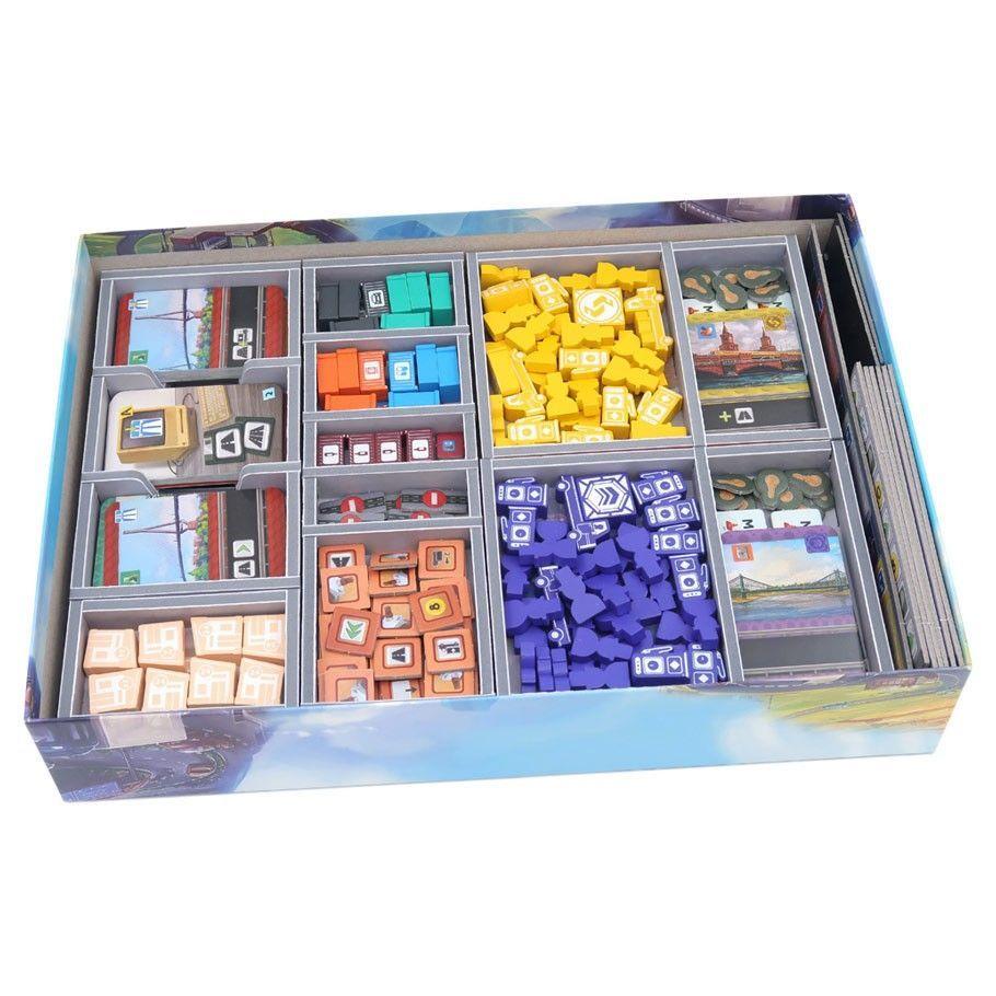 Box Insert Color Autobahn Board Games Folded Space