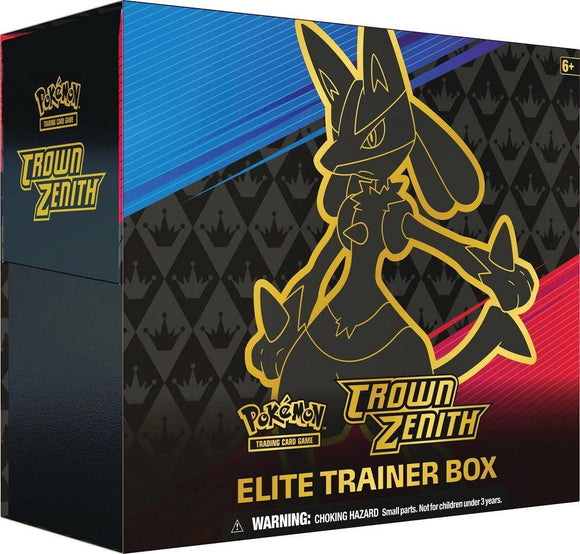 Pokemon Crown Zenith Elite Trainer Box Trading Card Games Pokemon USA   