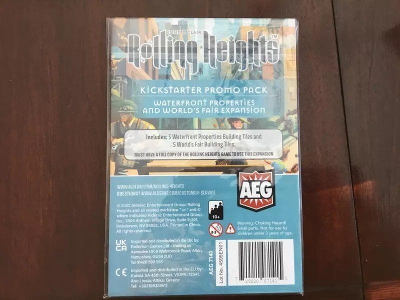Rolling Heights KS Bonus Tiles Board Games Alderac Entertainment Group