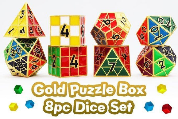 Puzzle Cube 8ct Gold  Foam Brain Games   