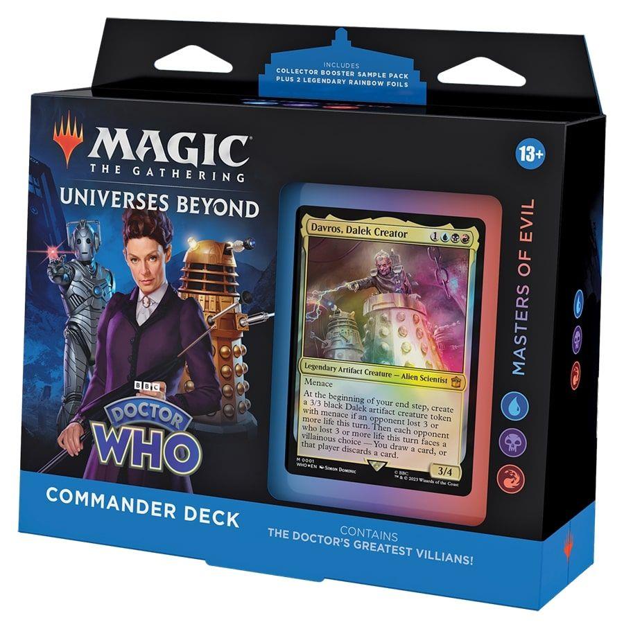 MTG: Doctor Who Commander: Masters of Evil: The Doctor's Greatest Villains Trading Card Games Wizards of the Coast