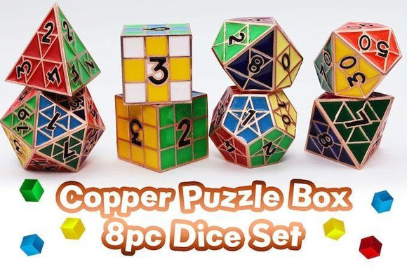 Puzzle Cube 8ct Copper  Foam Brain Games   
