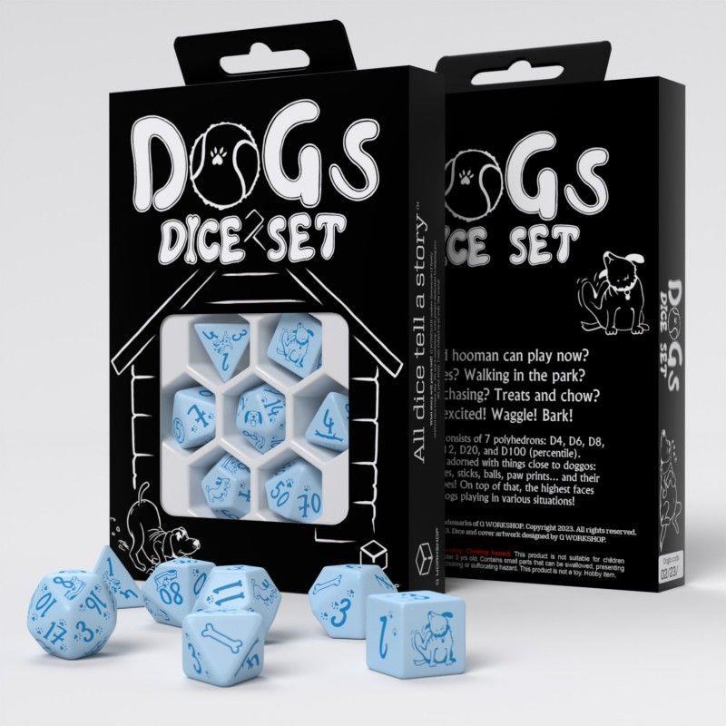 7ct Dogs Max Blue/Navy Dice Q Workshop   