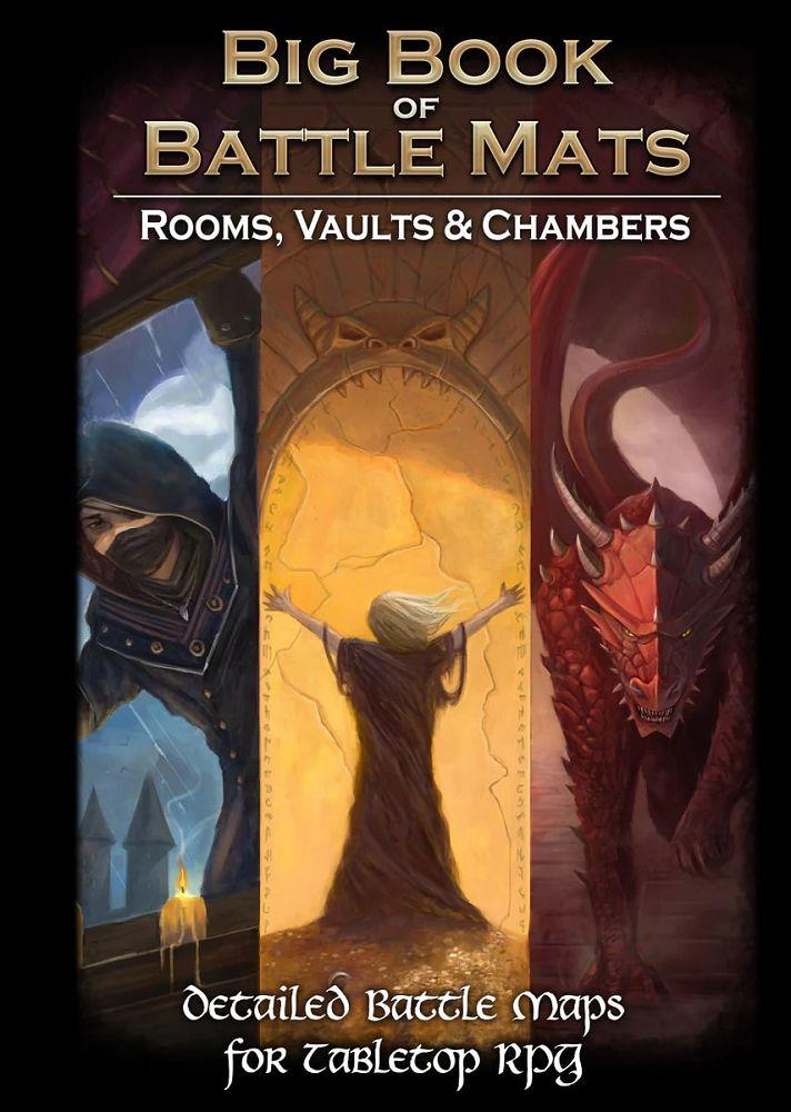 Big Book of Battle Mats: Rooms, Vaults, & Chambers RPG Maps Loke Battle Mats   