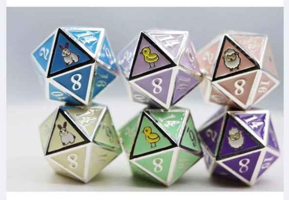 Mystery Loot Basket of Eggs d20  Foam Brain Games   
