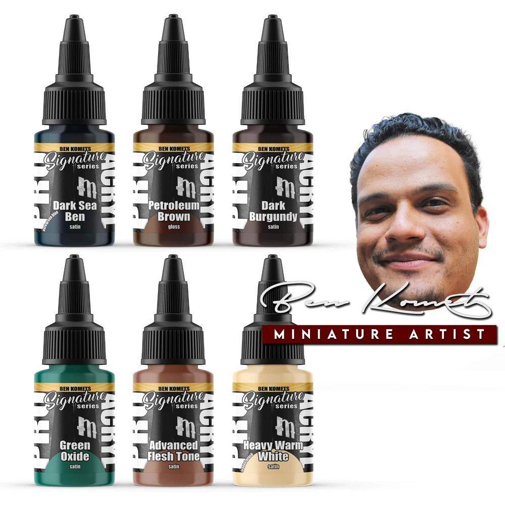 Pro Acryl Signature Set 3 Ben Komets Paints Monument Hobbies   