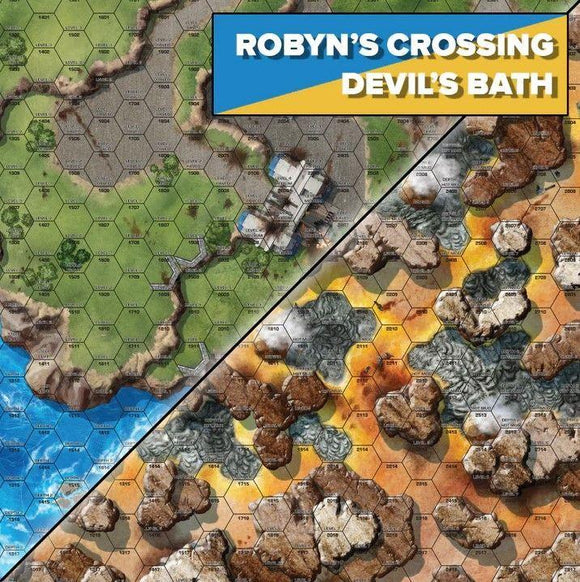 BattleTech BattleMap Robyn's Crossing/Devil's Bath Supplies Catalyst Game Labs   