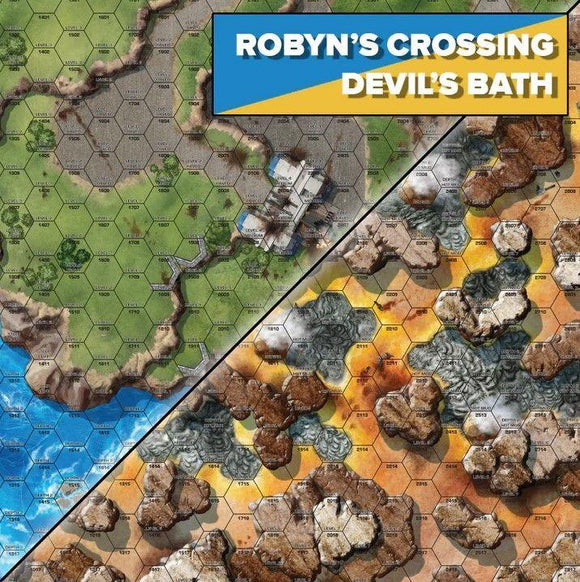 BattleTech BattleMap Robyn's Crossing/Devil's Bath  Catalyst Game Labs   