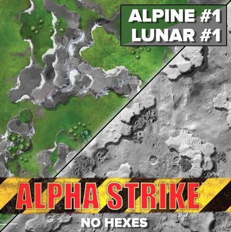 BattleTech BattleMap Alpha Strike Alpine/Lunar Supplies Catalyst Game Labs   