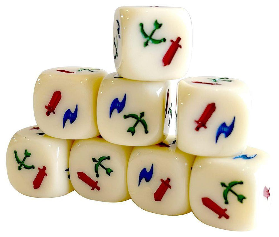 Summoner Wars 2E Premium Dice Dice Plaid Hat Games   