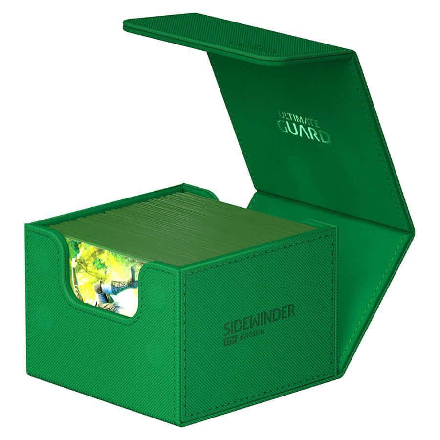 Ultimate Guard Sidewinder Deck Box: Monocolor Green 133+ Supplies Ultimate Guard   