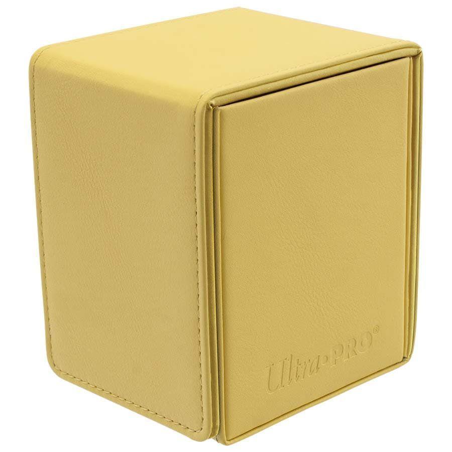 Ultra Pro Alcove Flip Deck Box Yellow Supplies Ultra Pro   