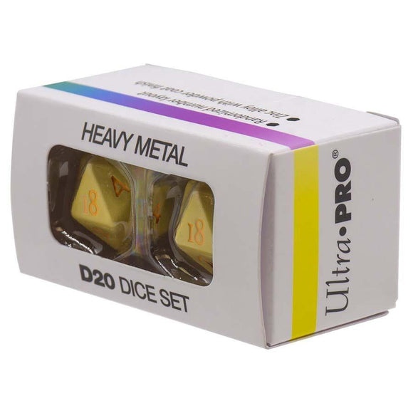 2d20 Yellow Vivid Heavy Metal  Ultra Pro   