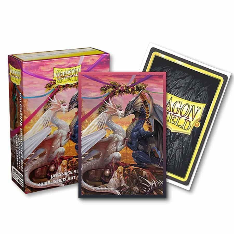 Dragon Shield 60ct Small Size Brushed Art Card Sleeves Valentine Dragons '23 Supplies Arcane Tinmen   