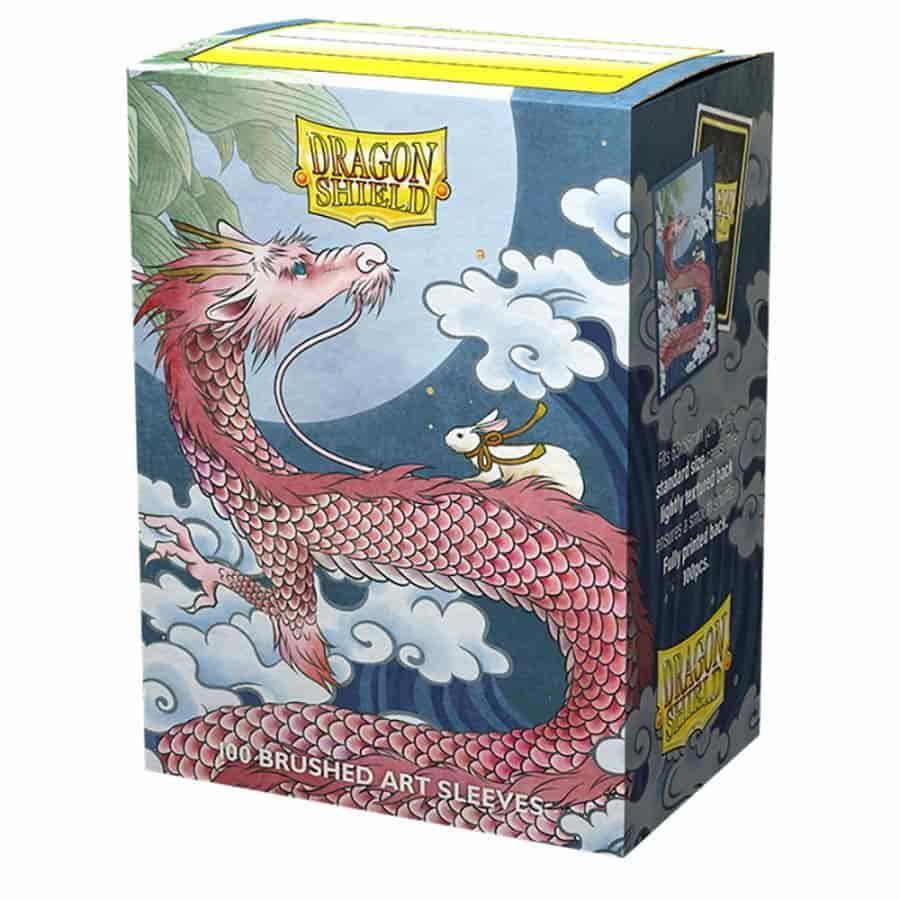 Dragon Shield 100ct Standard Size Brushed Art Card Sleeves Water Rabbit 2023 Supplies Arcane Tinmen   