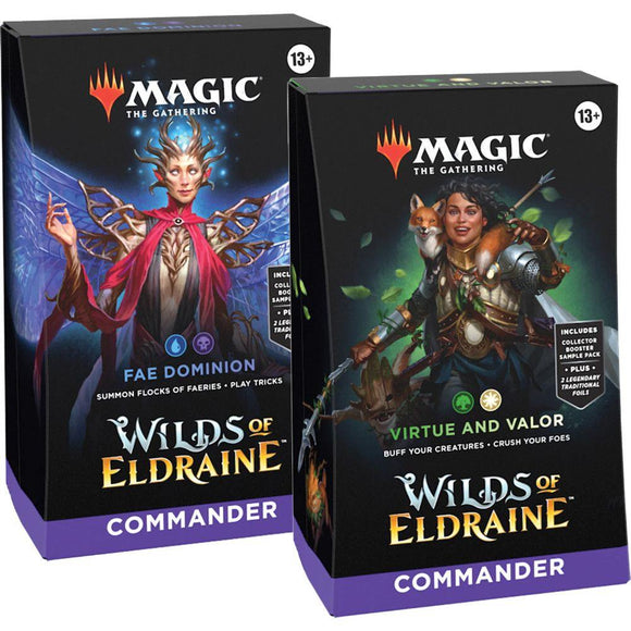 MTG: Wilds of Eldraine Commander Both Decks  Wizards of the Coast   