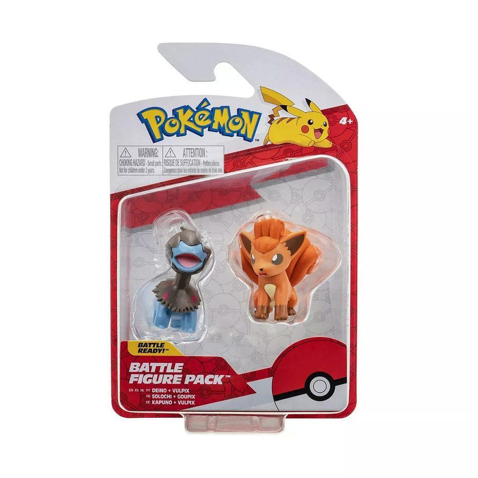 Pokemon Deino & Vulpix Battle Figure  JBK International   