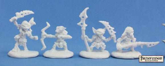 Reaper Miniatures Bones Pathfinder Goblin Warriors (89003) Home page Reaper Miniatures   