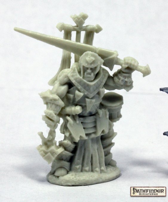 Reaper Miniature Bones Pathfinder Oloch, Iconic Warpriest (89038) Home page Other   