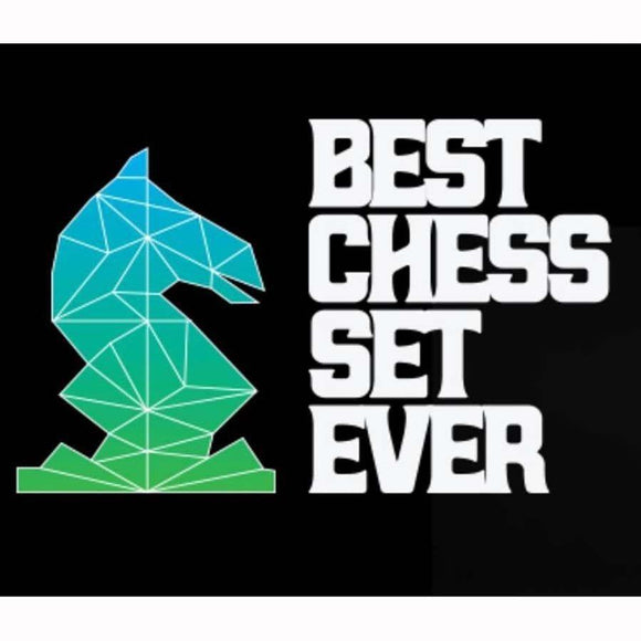 Best Chess Set Ever Black/Natural Dual Sided Board Board Games Other   