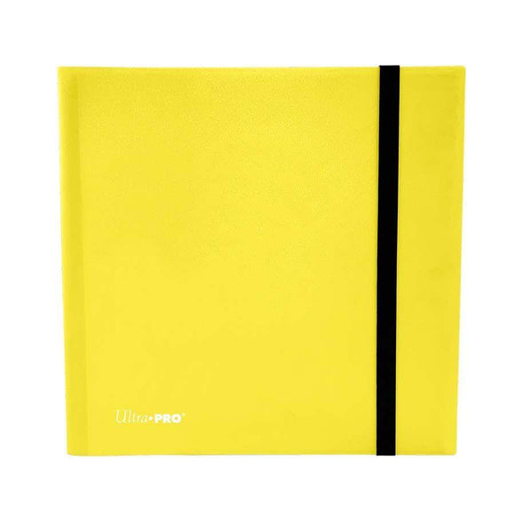 16147 Eclipse 12-Pocket PRO-Binder Lemon Yellow Supplies Ultra Pro