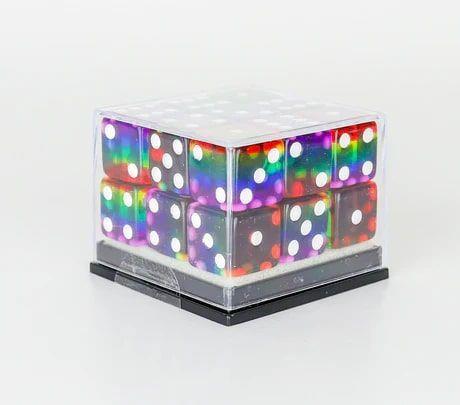 Sirius Dice 18ct 12mm d6 Dice Set Rainbow Dice Sirius Dice   