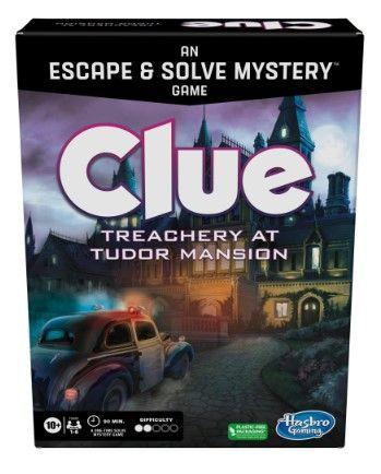 Clue Treachery at Tudor Mansion Board Games Hasbro