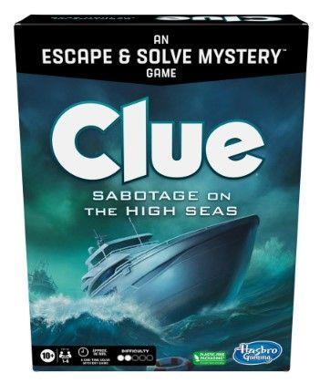 Clue Sabotage on the High Seas Board Games Hasbro