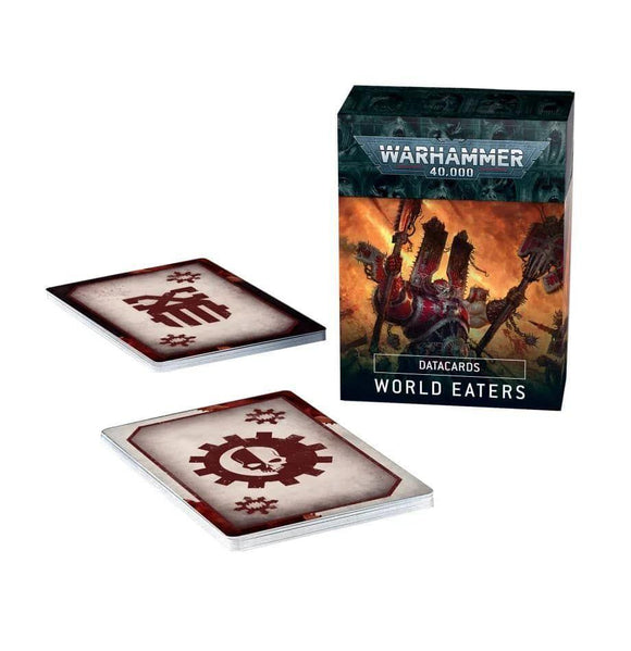 Warhammer 40K World Eaters Datacards  Games Workshop   