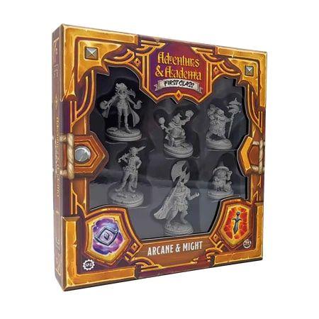 Adventures & Academia First Class Arcane & Might Miniatures Steamforged Games