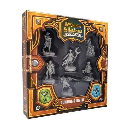 Adventures & Academia First Class Cunning & Divine Miniatures Set  Steamforged Games   