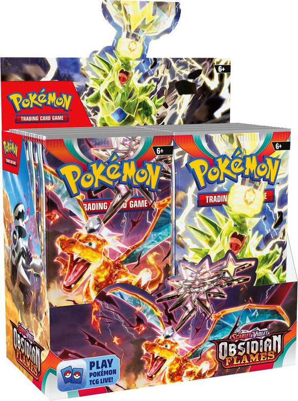 Pokémon TCG Scarlet & Violet Obsidian Flames Booster Box  Common Ground Games   