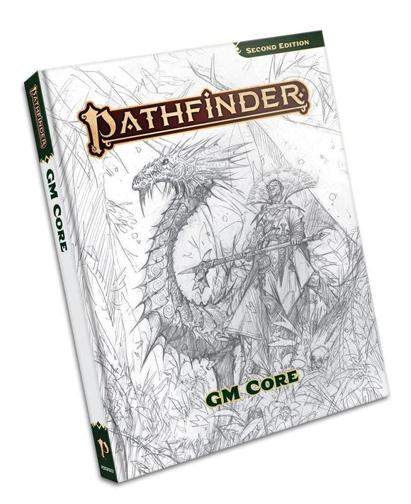 Pathfinder Remastered GM Core Rulebook Sketch Cover Role Playing Games Paizo   