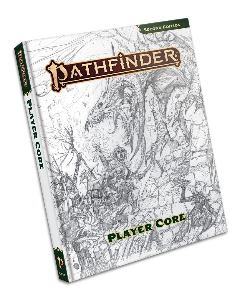 Pathfinder 2E Player Core - Sketch Cover Role Playing Games Paizo